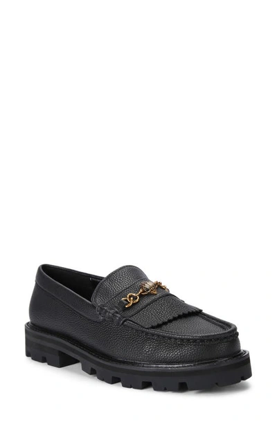 Shop Kurt Geiger Carnaby Chunky Loafer In Black