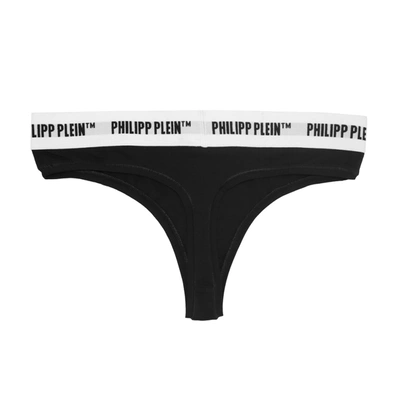 Shop Philipp Plein Black Cotton Women's Underwear