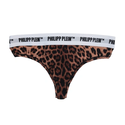 Shop Philipp Plein Brown Cotton Women's Underwear