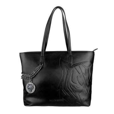 Shop Plein Sport Black Polyethylene Shoulder Women's Bag
