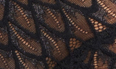 Montelle Intimates Lacey High Waist Lace Briefs In Black