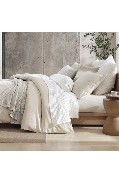Dkny Pure Washed Linen-blend Duvet Set, Full/queen In Linen
