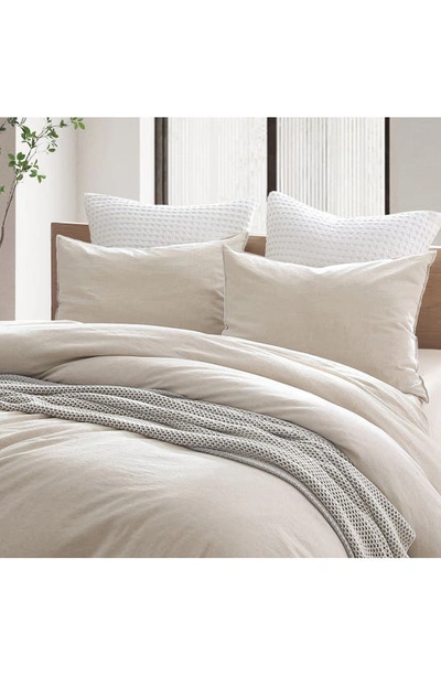 Dkny Pure Washed Linen-blend Duvet Set, Full/queen In Linen