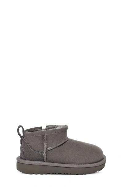 Shop Ugg Kids' Classic Ultra Mini Water Resistant Boot In Grey