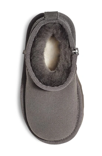 Shop Ugg Kids' Classic Ultra Mini Water Resistant Boot In Grey