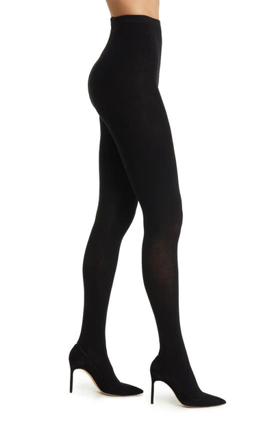 Shop Nordstrom Sweater Tights In Black