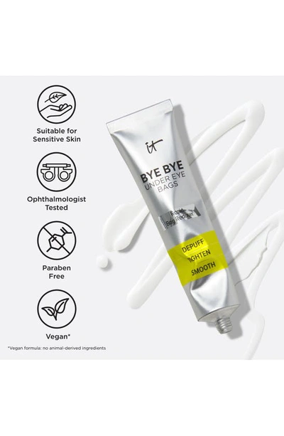It Cosmetics Bye Bye Under Eye Bags Daytime Treatment For Eye Bags, Puffiness And Crepey Skin 0.5 oz / 15 ml