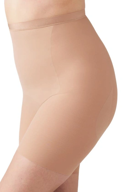 Wacoal Shape Revelation Straight High Waist Thigh Shaper In Praline