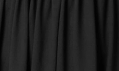 Kiyonna Plissé Puff Shoulder Top In Black