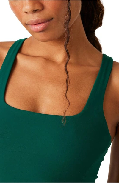 Fp Movement Never Better Racerback Bra In Emerald Green