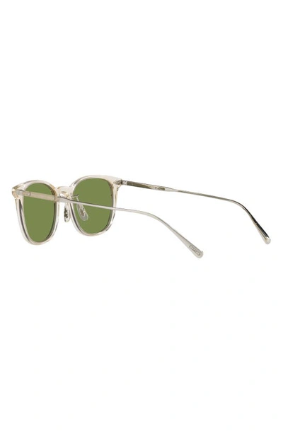 Shop Oliver Peoples Gerardo 51mm Tinted Square Sunglasses In Beige