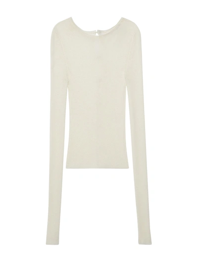 Shop Gucci Top Extrafine Wool In White