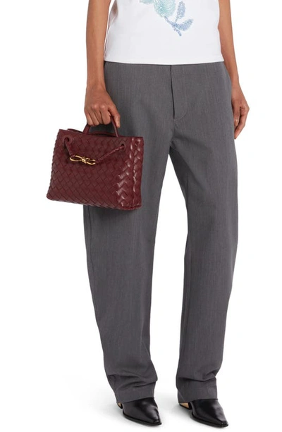 Bottega Veneta Small Leather Andiamo Top-handle Bag In 2273 Baro-m Brass-baro