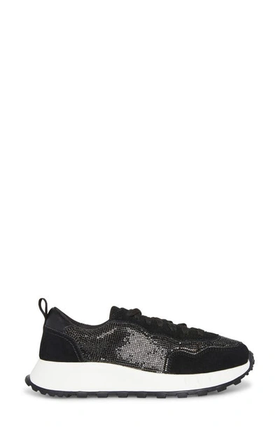 Shop Blondo Lauretta Waterproof Rhinestone Sneaker In Black Multi