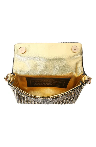 Shop Kurt Geiger Small Party Shoulder Bag In Gold