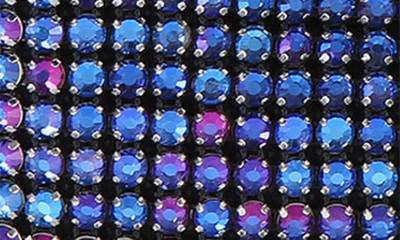Shop Kurt Geiger Mini Party Crossbody Bag In Purple Blue Multi