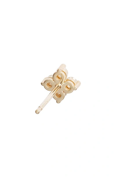 Shop Zoë Chicco Quad Diamond Stud Earring In 14k Yellow Gold