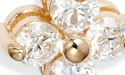 Zoë Chicco Quad Diamond Stud Earring In 14k Yellow Gold