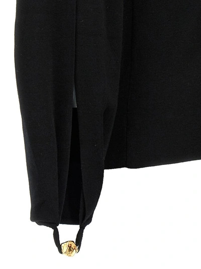 Shop Chloé Arms Slit Sweater In Black