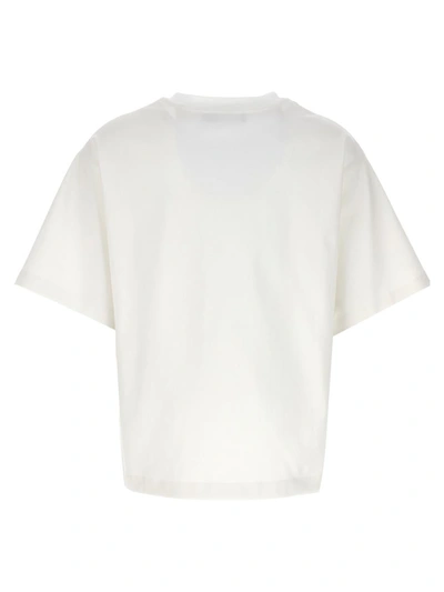 Shop Dolce & Gabbana Flocked Logo T-shirt In White