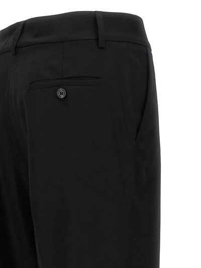 Shop Dolce & Gabbana Logo Plaque Pants In Black