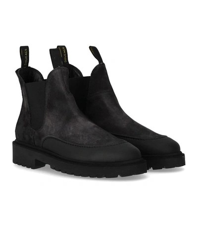 Shop Doucal's Hummel Anthracite Grey Chelsea Boot