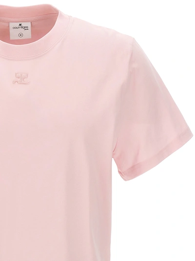 Shop Courrèges Ac Straight T-shirt Pink