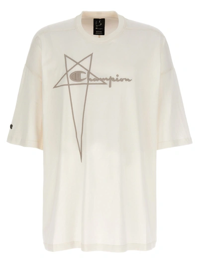 Shop Rick Owens Champion X  T-shirt White