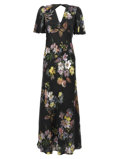 Shop Twinset Floral Print Dress Dresses Black