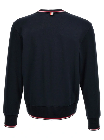 Shop Thom Browne Rwb Sweater Sweater, Cardigans Blue