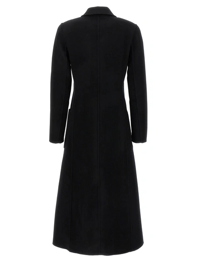 Shop Tory Burch Single-breasted Wool Coat Coats, Trench Coats Black