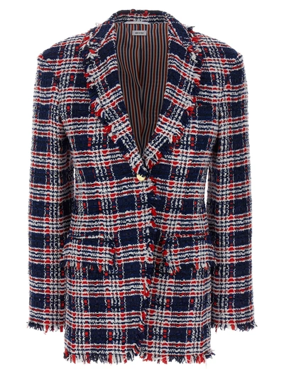 Shop Thom Browne Sportcoat Jackets Multicolor