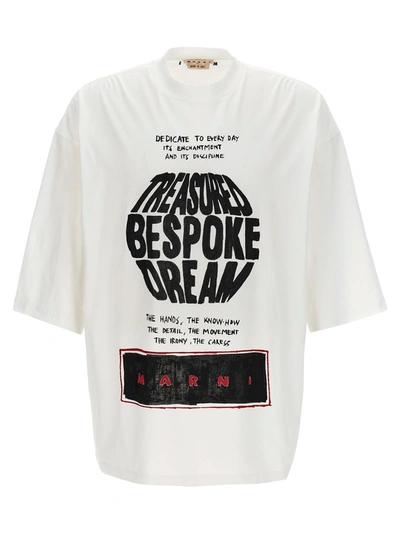 Shop Marni Treasured Bespoke Dream T-shirt White