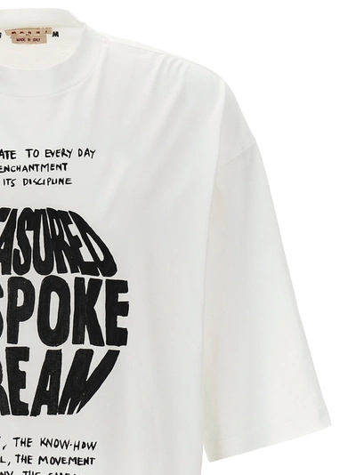Shop Marni Treasured Bespoke Dream T-shirt White