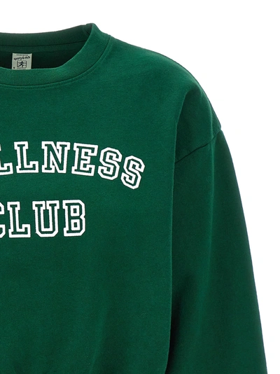 Shop Sporty And Rich Wellness Club Sweatshirt Green