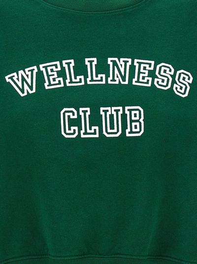Shop Sporty And Rich Wellness Club Sweatshirt Green
