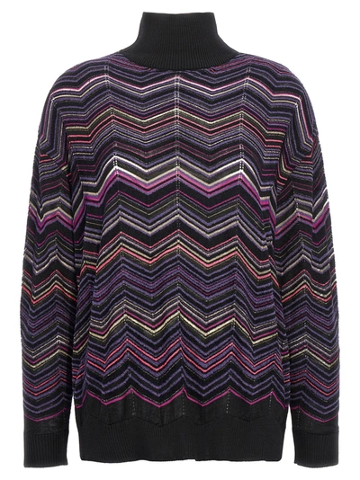 Shop Missoni Zig Zag Sweater, Cardigans Multicolor