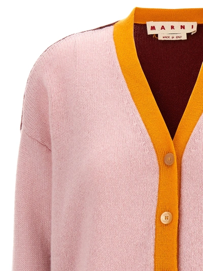 Shop Marni Colorblock Cardigan Sweater, Cardigans Multicolor