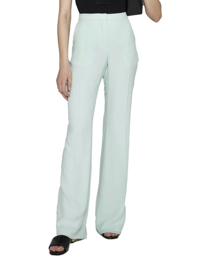 Shop Givenchy Trousers In Mint Green