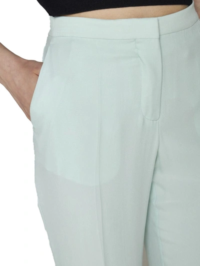 Shop Givenchy Trousers In Mint Green