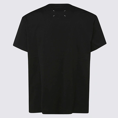 Shop Maison Margiela Black Cotton Recut T-shirt