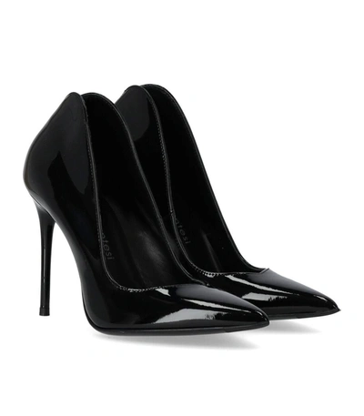 Sergio Levantesi Janet Pointed-toe Sock Boots In Black
