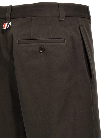 Shop Thom Browne 'unconstructed Straight' Bermuda Shorts