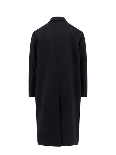 Shop Valentino Coat In Black