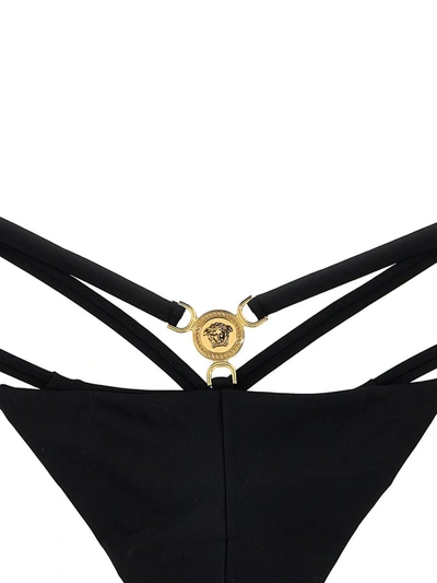 Shop Versace 'medusa '95' Bikini Briefs In Black