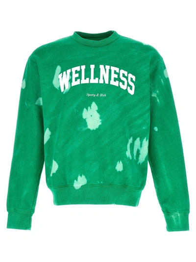 Shop Sporty And Rich Wellness Ivy Sweatshirt In Green