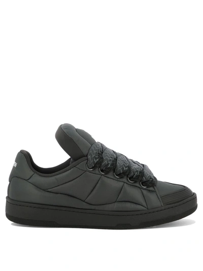 Shop Lanvin "curb Xl" Sneakers In Grey