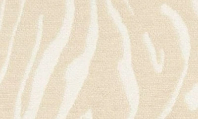 Shop Envogue Mink Stripe Woven Blanket In Ivory