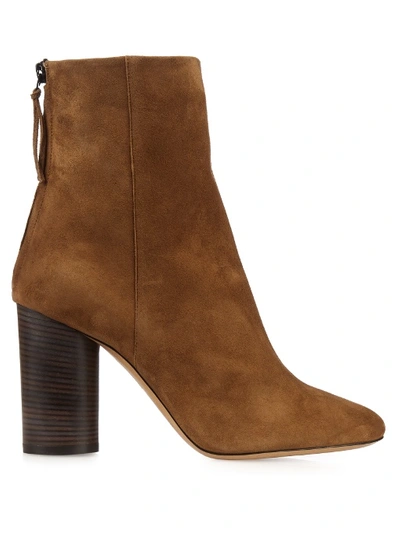 Isabel Marant Garett Suede Ankle Boots In Brown