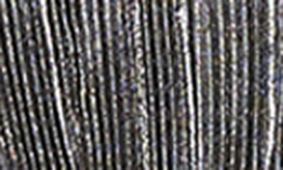 Shop Dress The Population Everette Metallic Bodice Mixed Media Jumpsuit In Black-silver